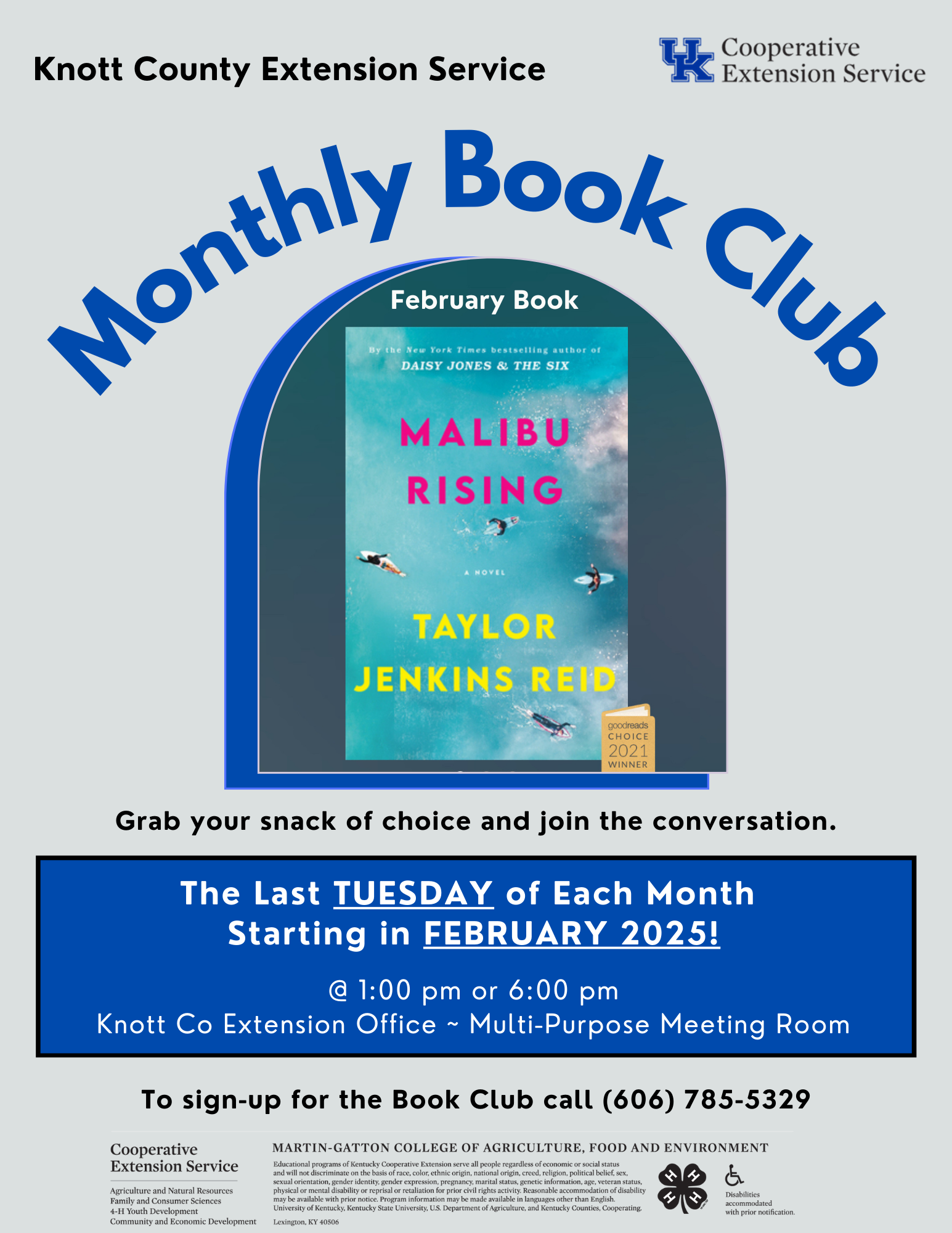 Monthly Book Club