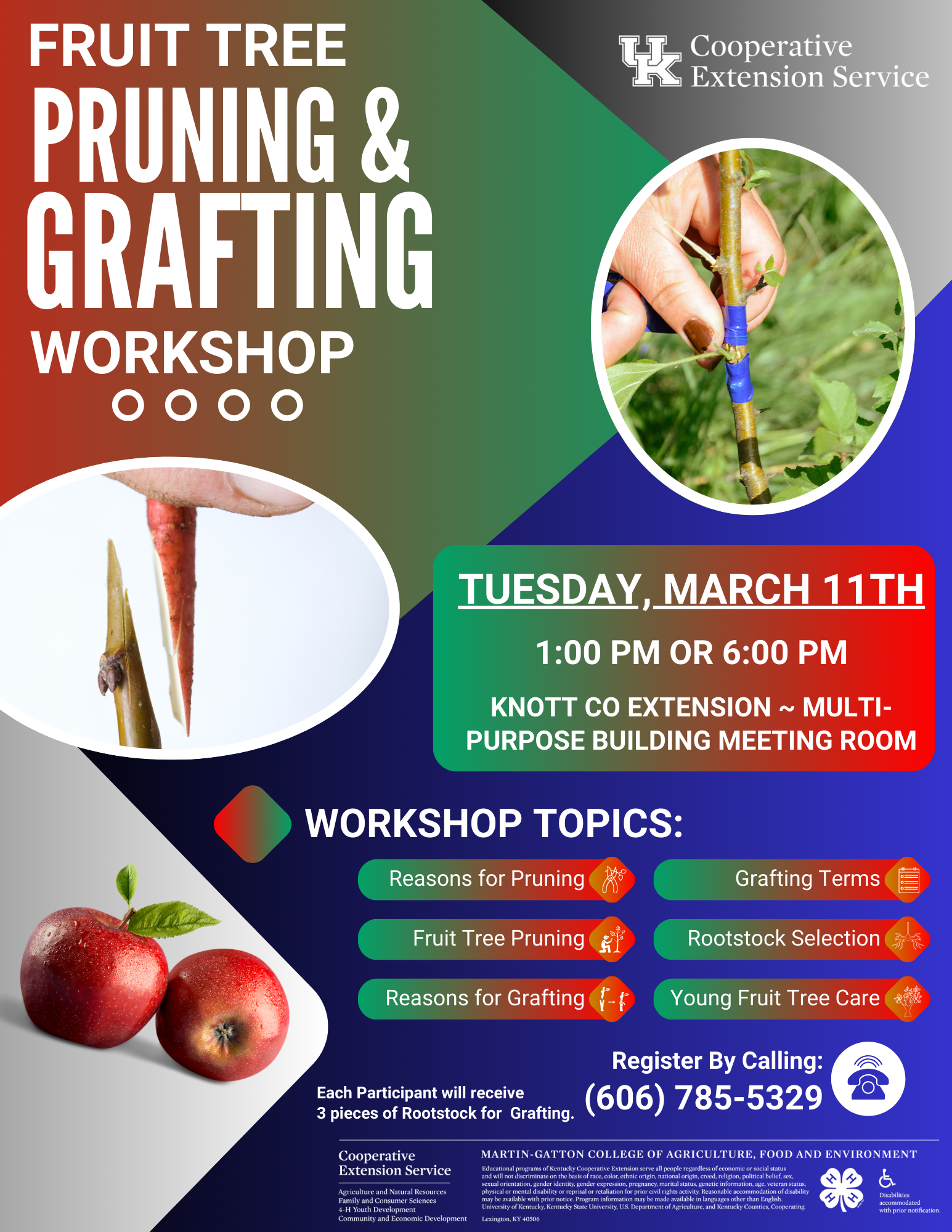 Fruit Tree Pruning & Grafting Workshop