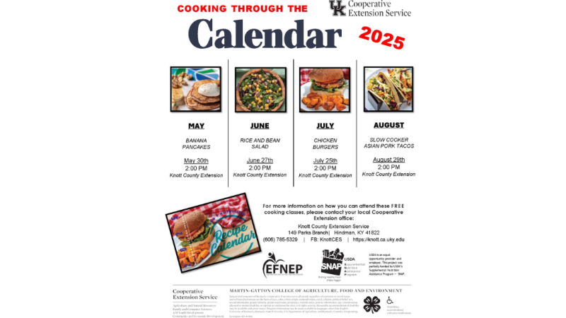 Cooking Through the Calendar Button