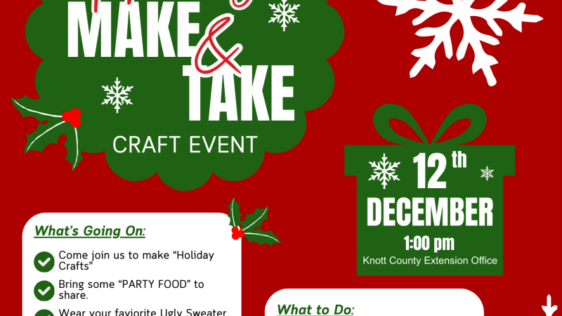 Holiday Make & Take Craft Event