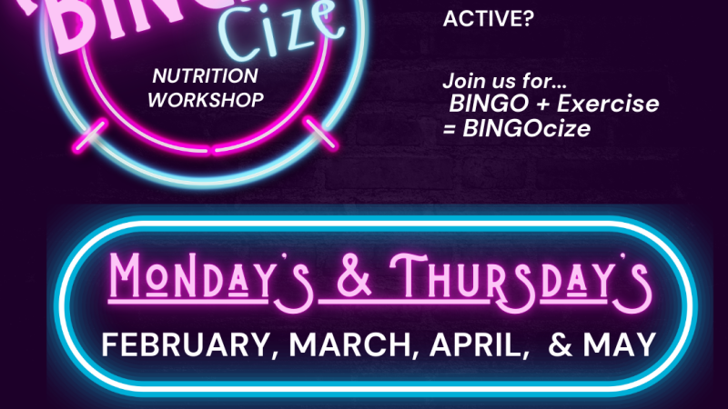 BINGOcize - Nutrition Workshop