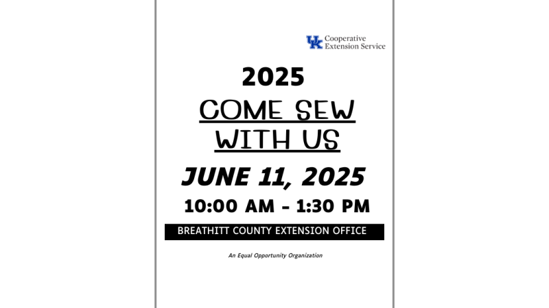 Come Sew With Us ~ Breathitt